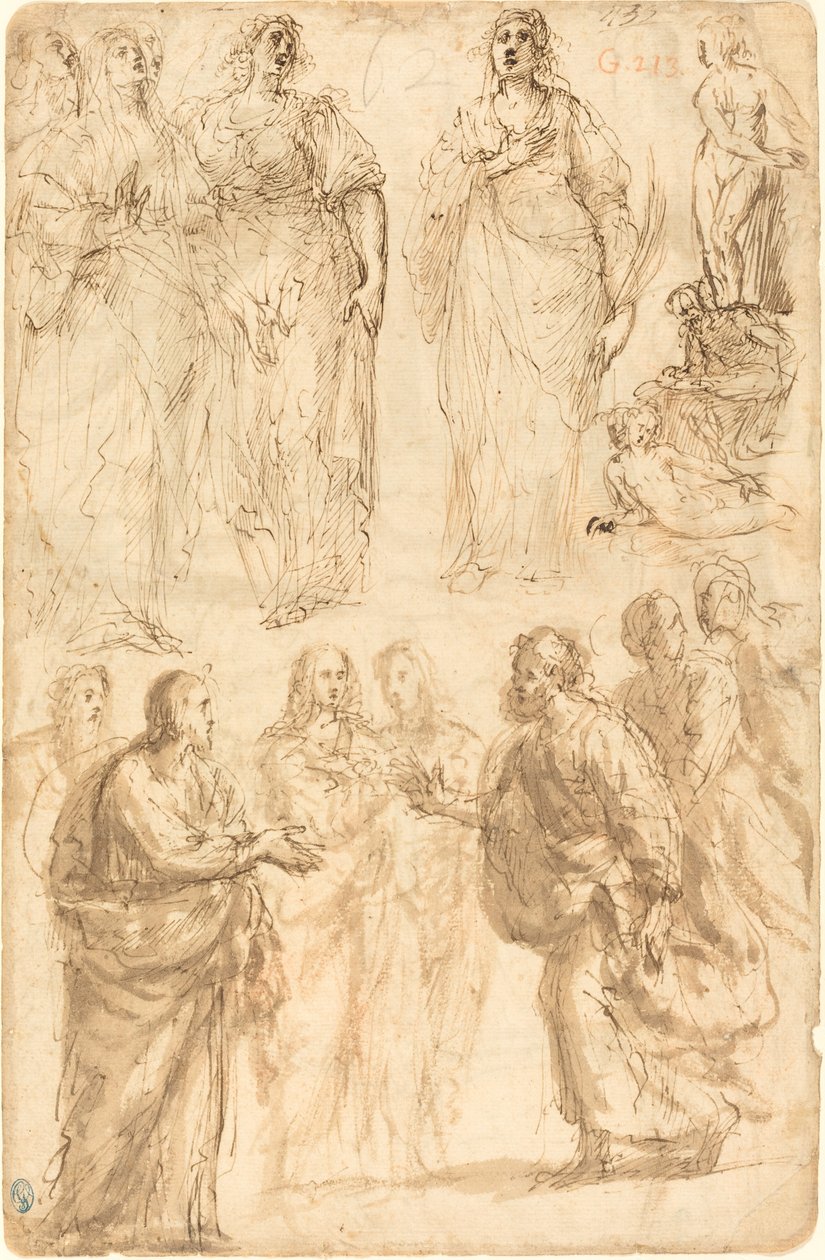 Sceny z życia św. Piotra autorstwa Giulio Cesare Procaccini