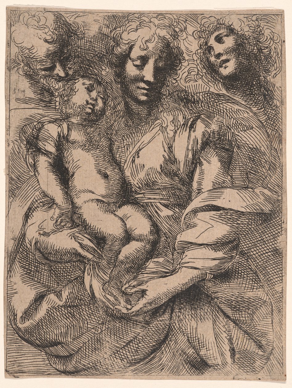 Święta Rodzina autorstwa Giulio Cesare Procaccini