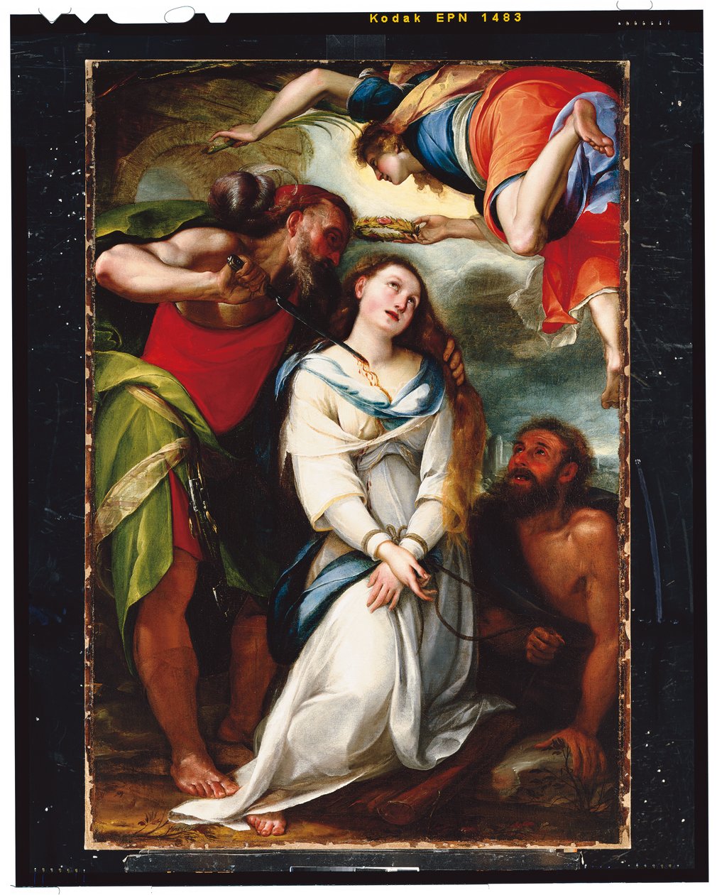Męczeństwo św. Agnieszki (olej na płótnie) autorstwa Giulio Cesare Procaccini