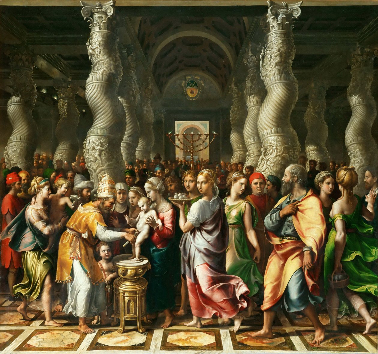 Obrzezanie, pierwsza połowa XVI wieku.. autorstwa Giulio Romano