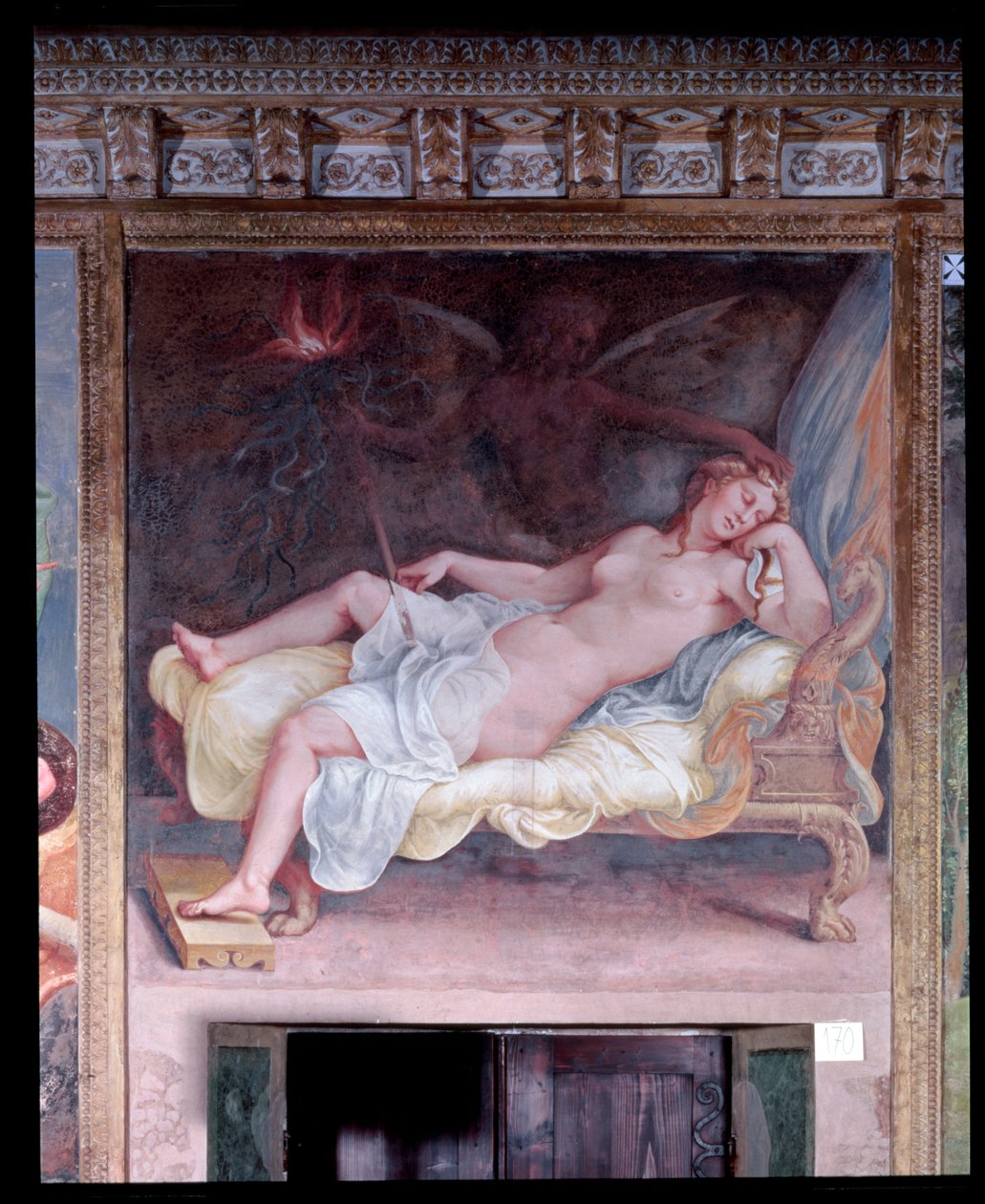 Sen o Hekubie autorstwa Giulio Romano