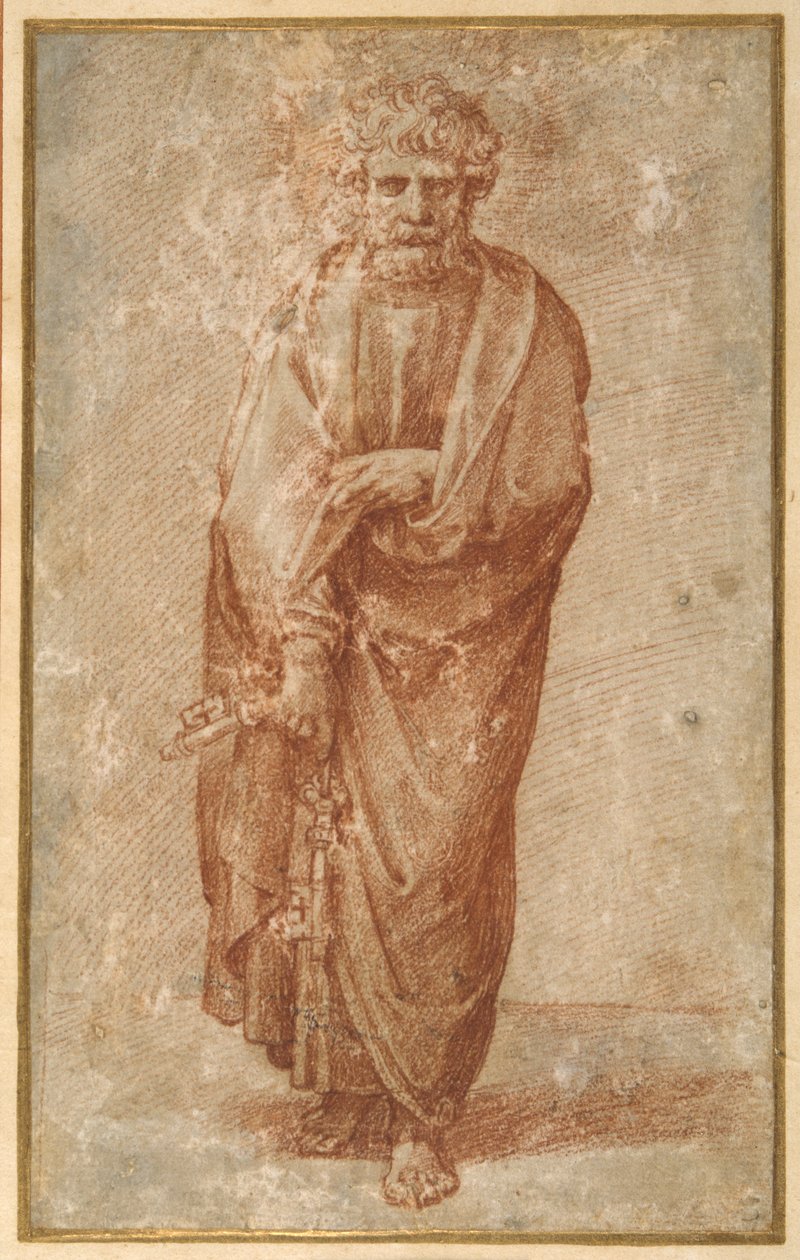 Dwunastu Apostołów: Św. Piotr autorstwa Giulio Romano