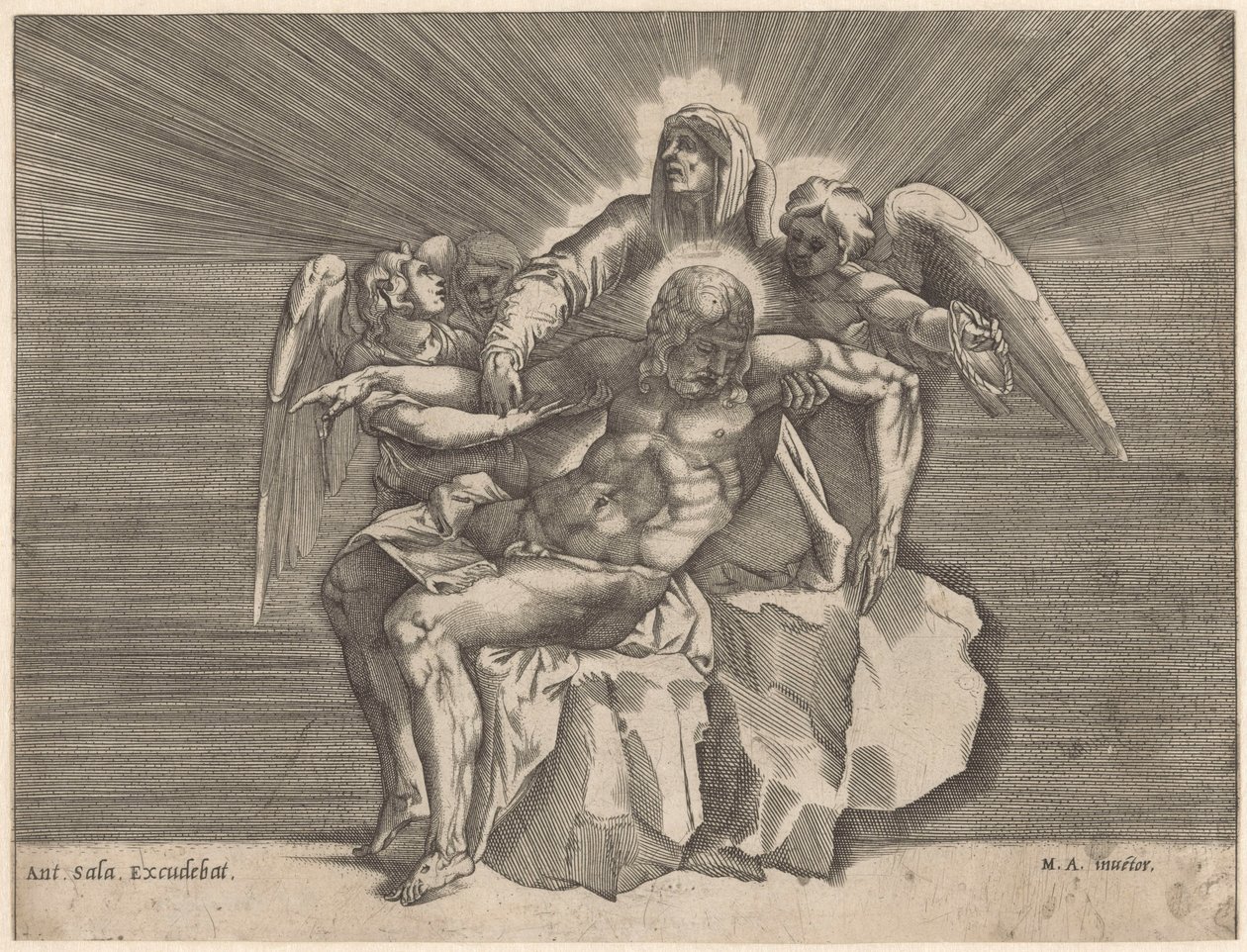 Pieta autorstwa Giulio Sanuto