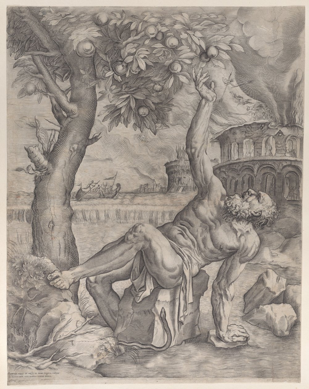 Tantal, ca. 1557-70. autorstwa Giulio Sanuto