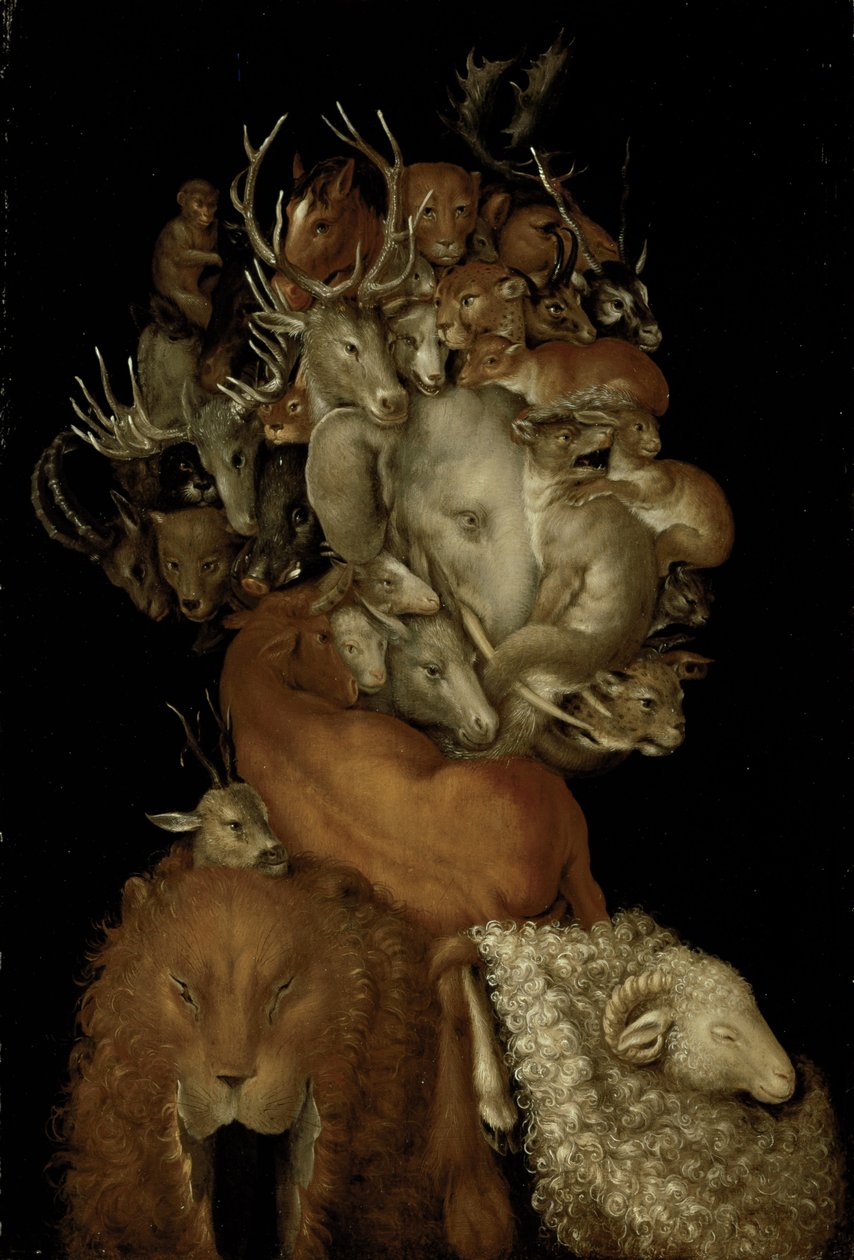 Ziemia, ok.1570 autorstwa Giuseppe Arcimboldo