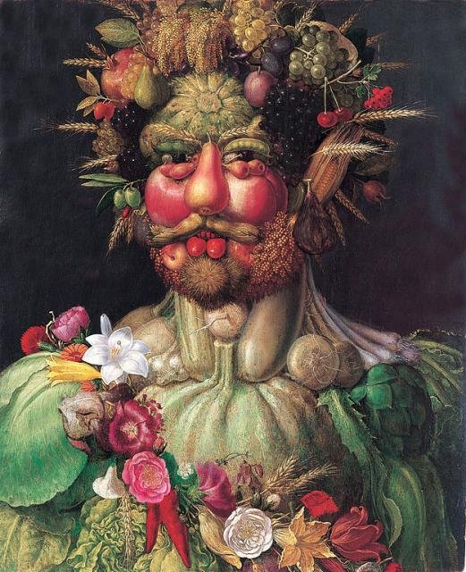 Rudolf II jako Vertumnus autorstwa Giuseppe Arcimboldo