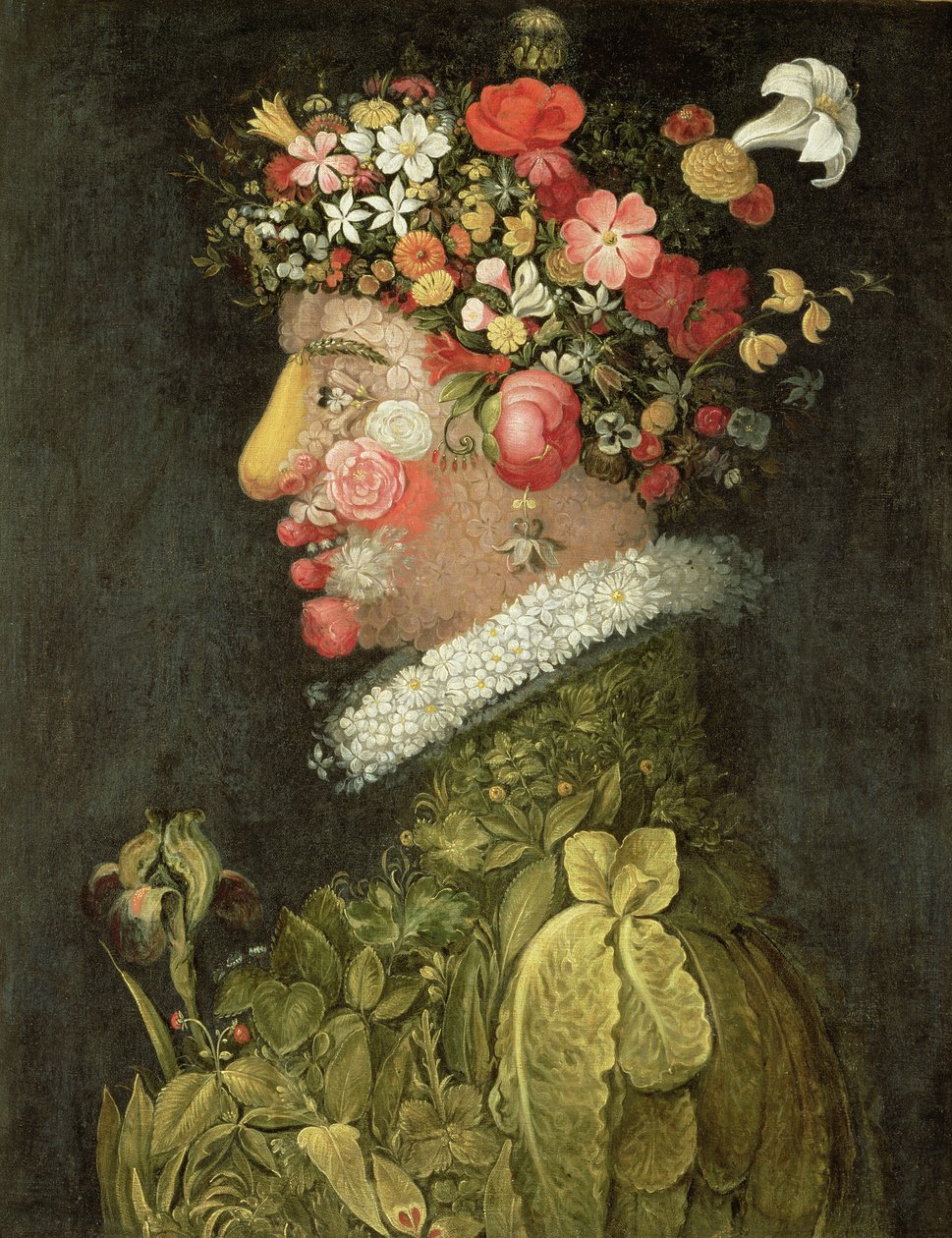 Wiosna, autorstwa Giuseppe Arcimboldo