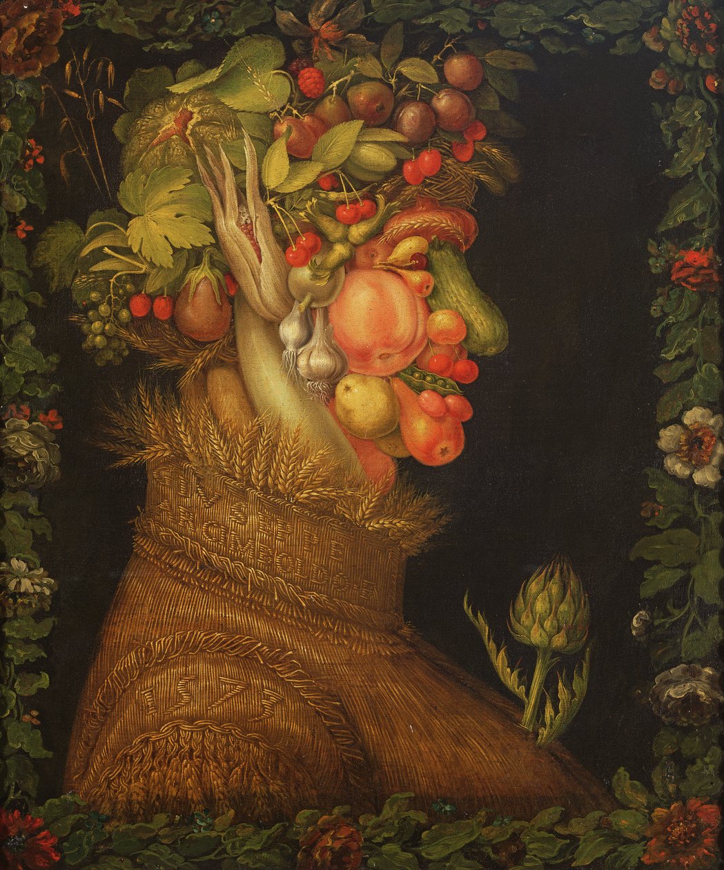 Lato, 1573 autorstwa Giuseppe Arcimboldo
