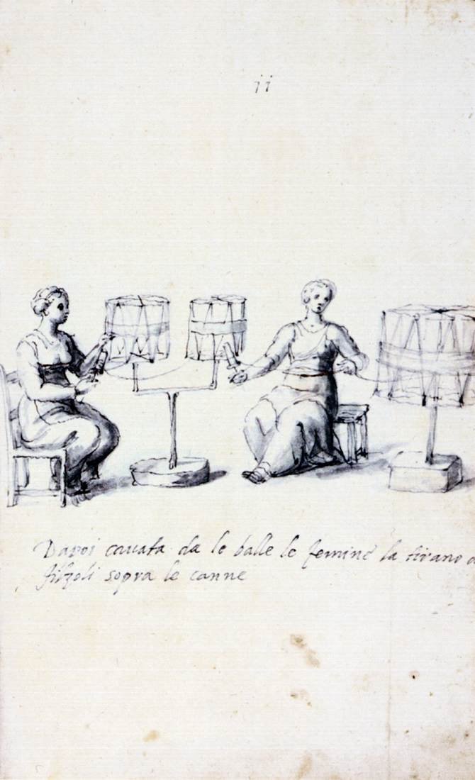 Traktat o hodowli i produkcji jedwabiu autorstwa Giuseppe Arcimboldo