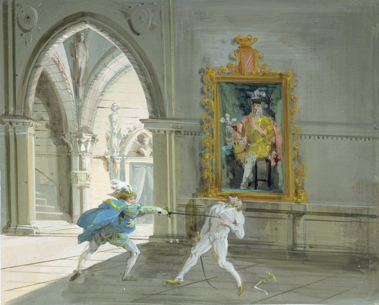Don Juan, Pojedynek autorstwa Giuseppe Bernardino Bison