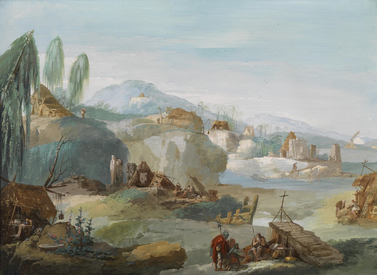 La Tebaide autorstwa Giuseppe Bernardino Bison