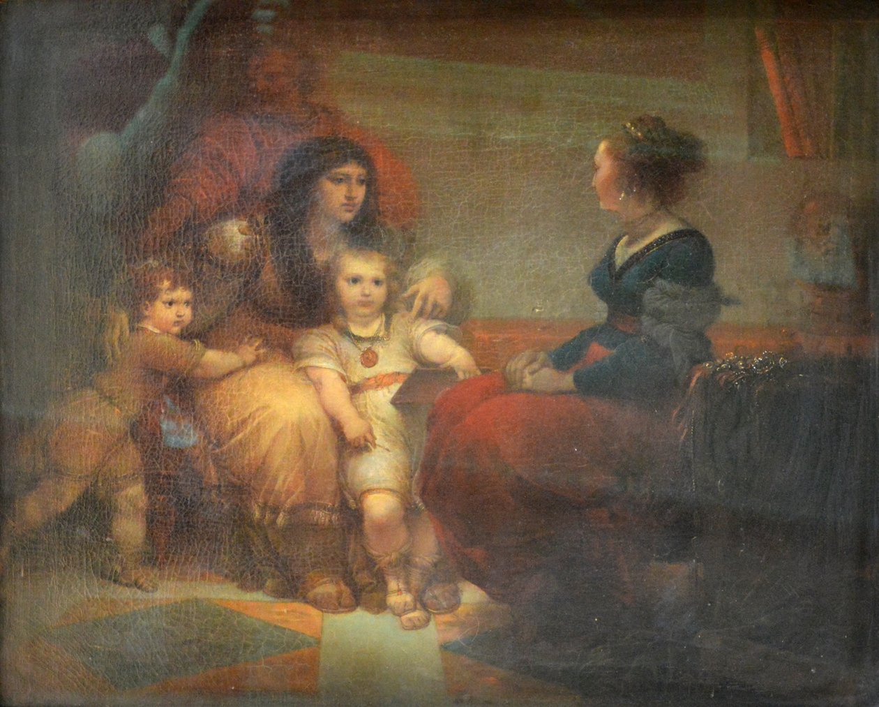 Cornélie, matka Gracchi autorstwa Giuseppe Cades