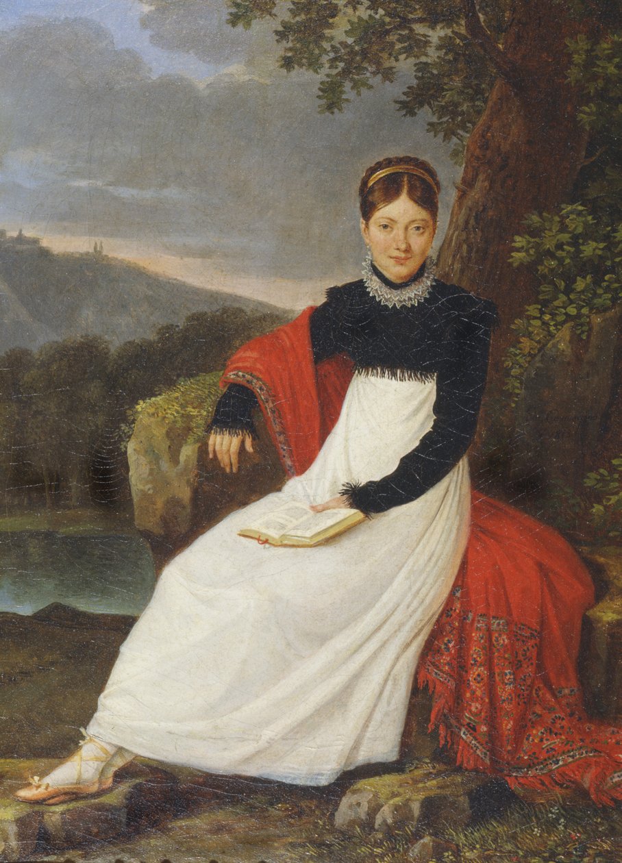 Portret Marii Karoliny Austrii, królowej Neapolu i Sycylii autorstwa Giuseppe Cammarano