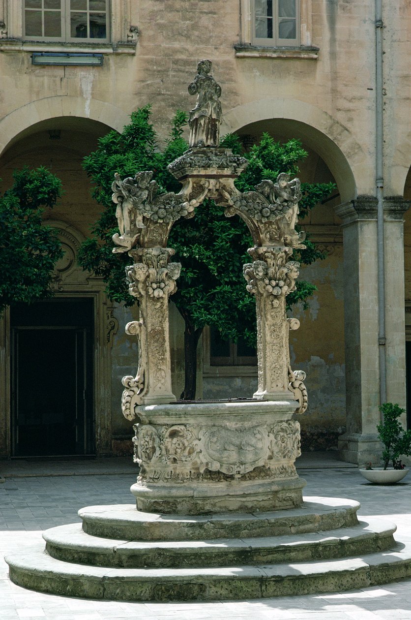 Studnia barokowa seminaryjna autorstwa Giuseppe Cino