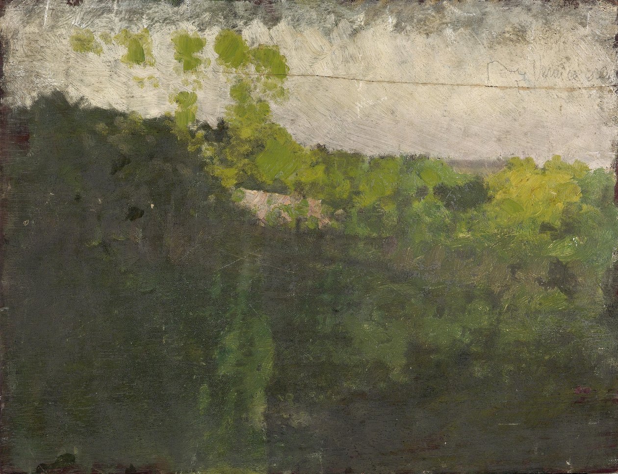 Staw w Bois de Boulogne autorstwa Giuseppe de Nittis