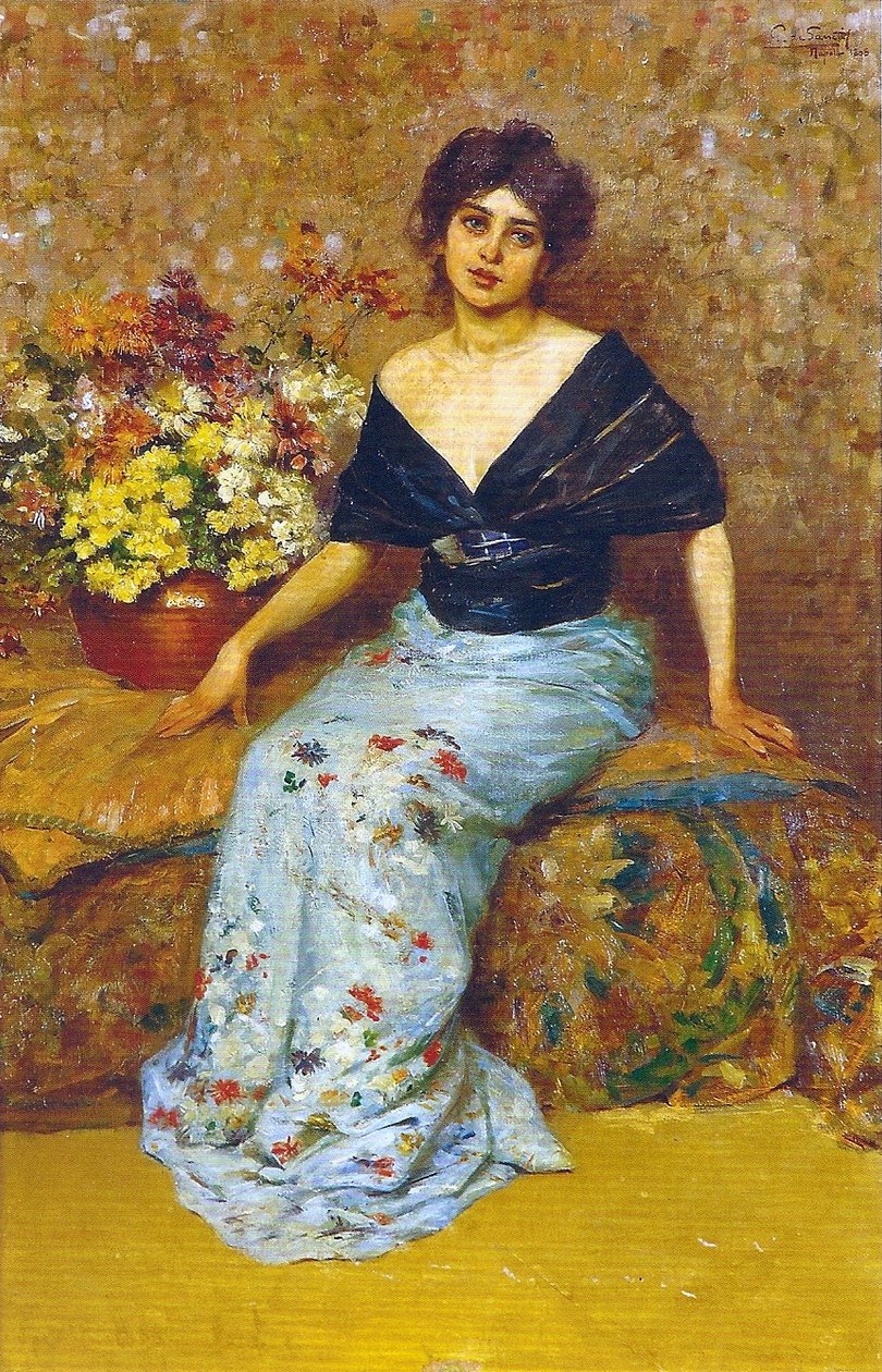 Kurtyzana autorstwa Giuseppe De Sanctis