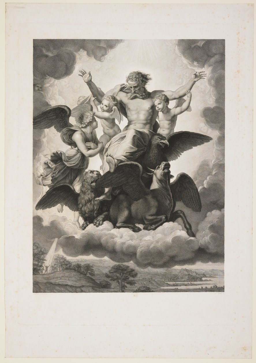 Wizja Ezechiela, 1808 r. autorstwa Giuseppe Longhi