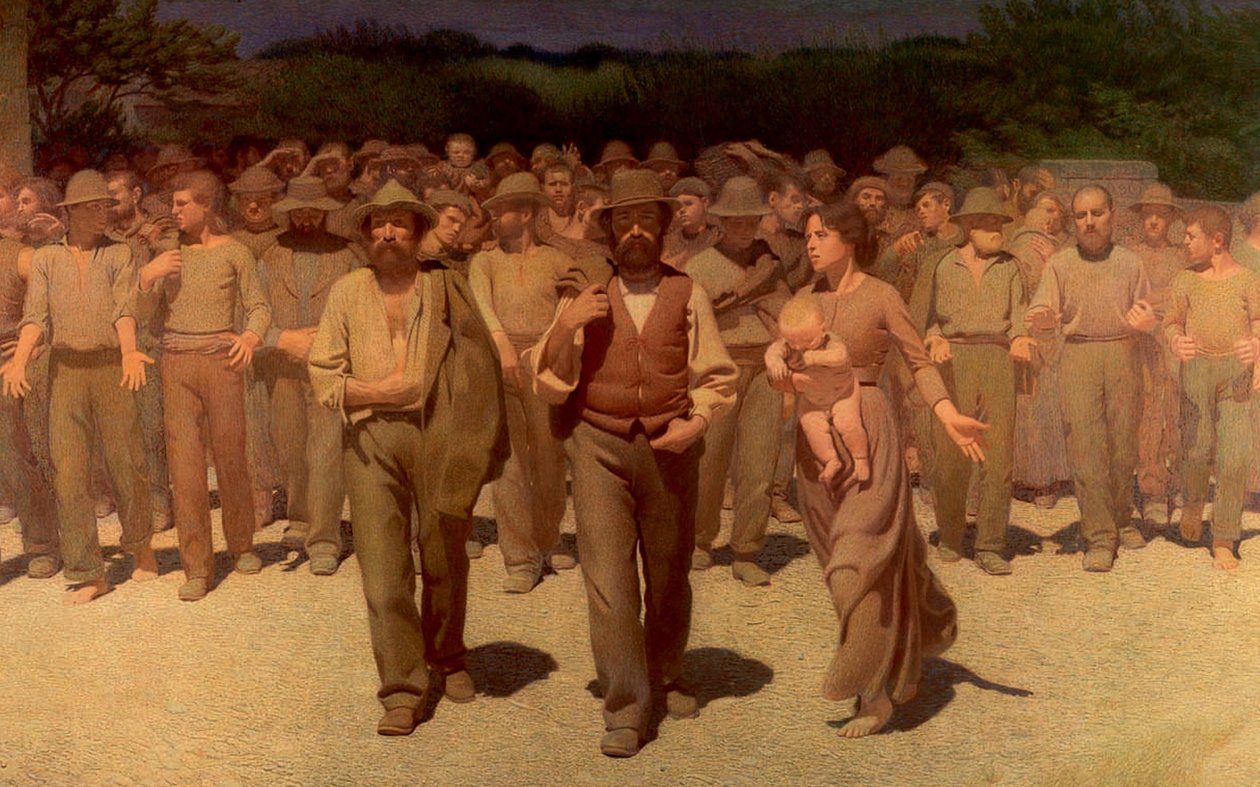 Czwarta Władza autorstwa Giuseppe Pellizza da Volpedo