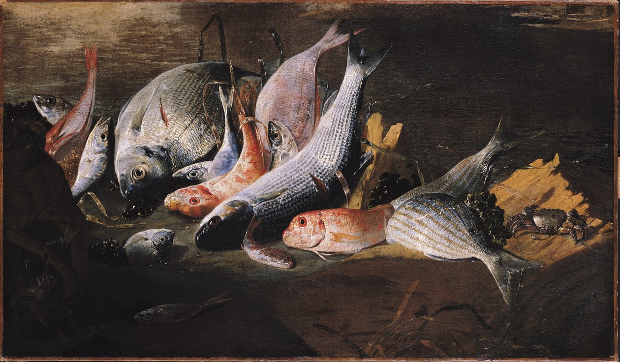 Ryba i Krab autorstwa Giuseppe Recco