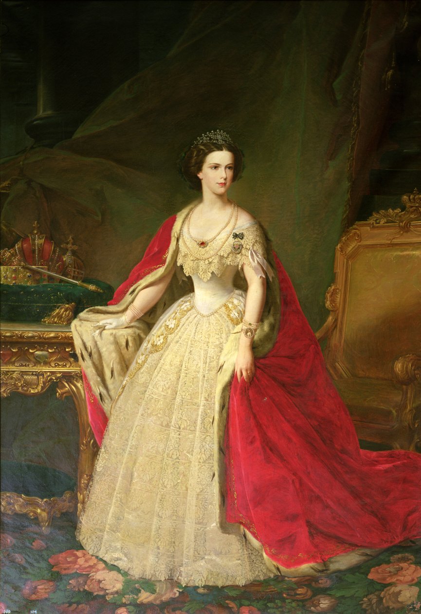 Cesarzowa Elżbieta (1837-98) Bawarii autorstwa Giuseppe Sogni