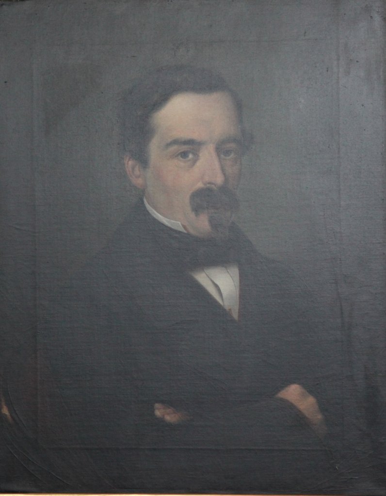 Portret mężczyzny autorstwa Giuseppe Tominz