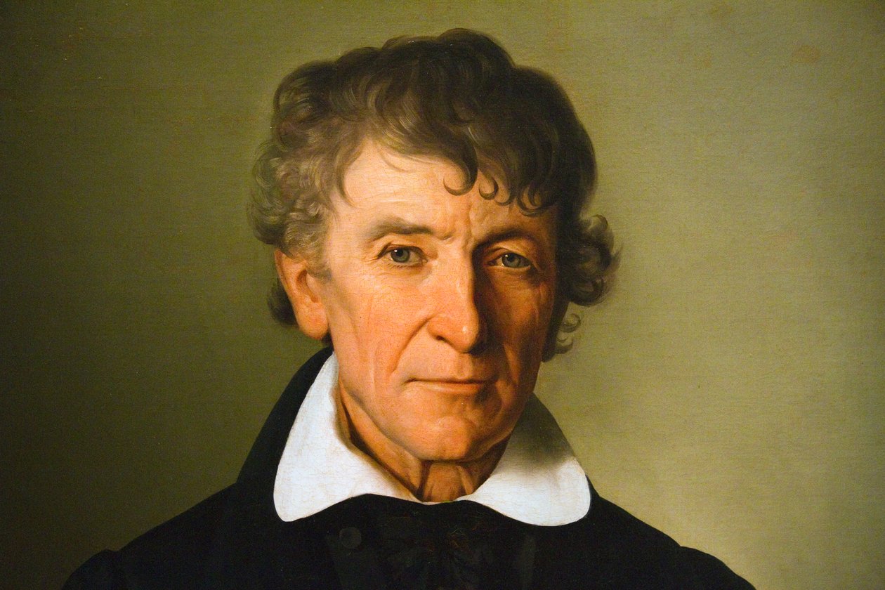 Portret starca autorstwa Giuseppe Tominz