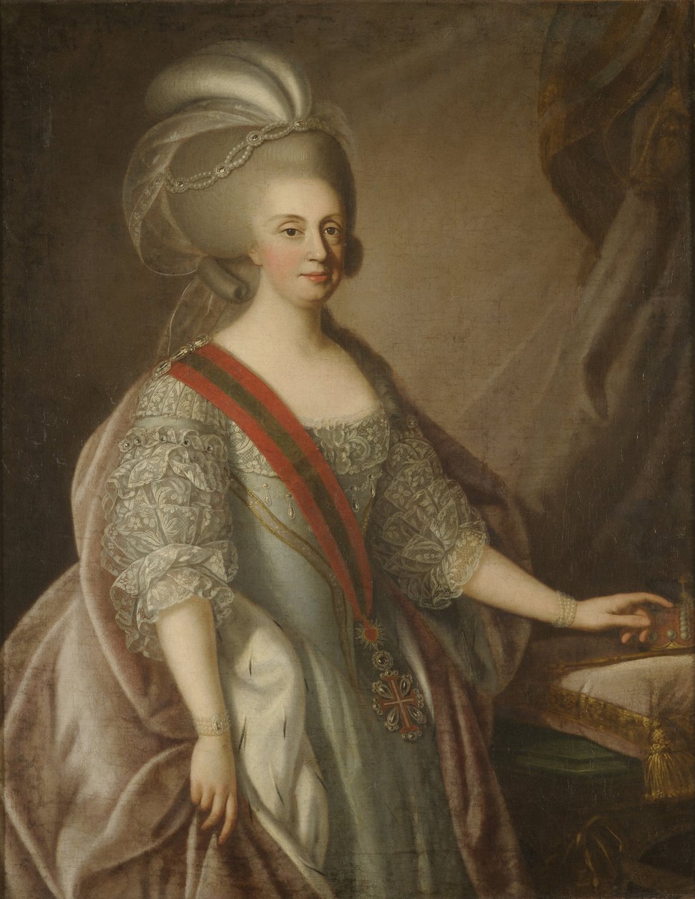 Maria I, Królowa Portugalii autorstwa Giuseppe Troni