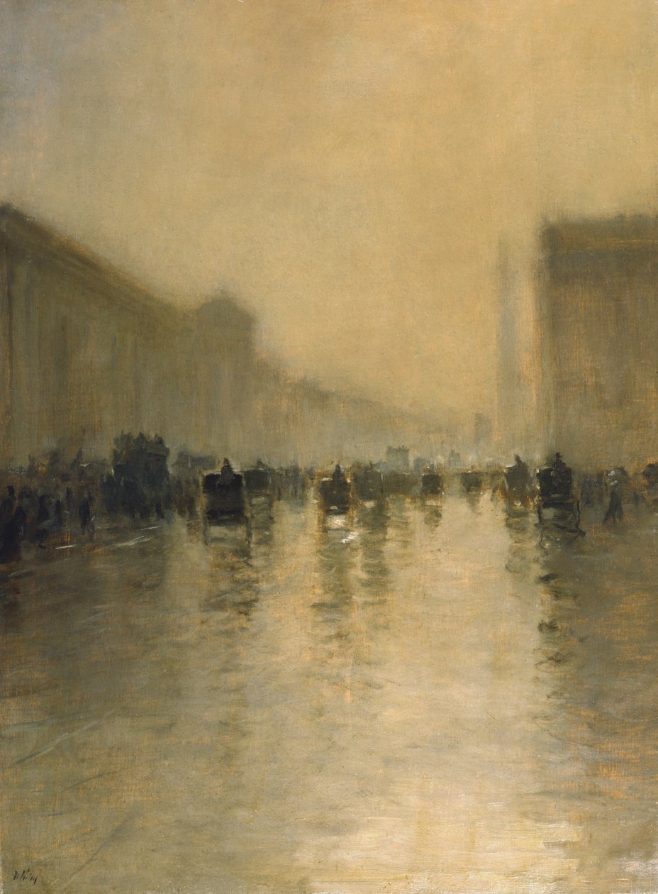 Mglisty dzień w Londynie autorstwa Giuseppe de Nittis