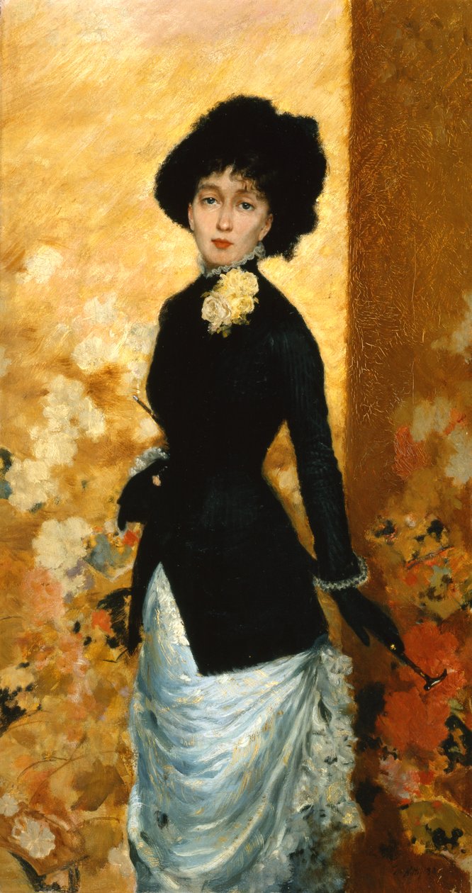 Portret kobiety, 1880 autorstwa Giuseppe de Nittis