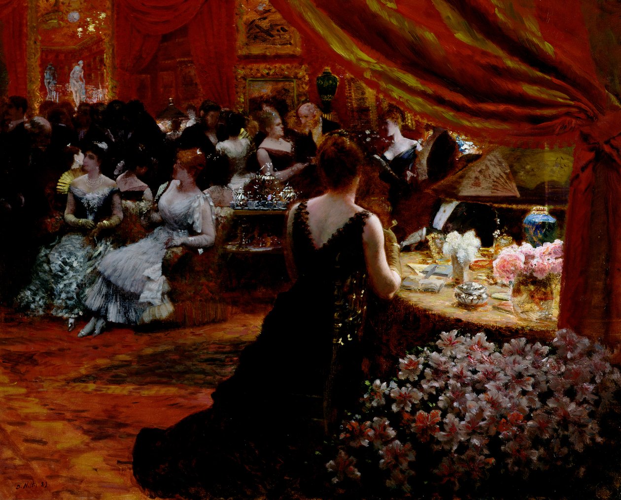 Salon księżniczki Matyldy (1820-1904) 1883 autorstwa Giuseppe de Nittis