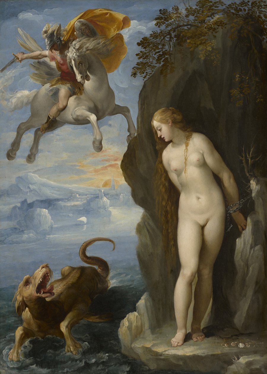 Perseusz ratujący Andromedę autorstwa Giuseppe Cesari