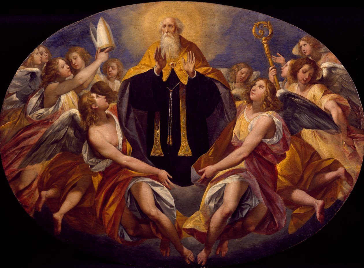 Św. Benedykt w chwale – Giuseppe Cesari (1568-1640) autorstwa Giuseppe Cesari