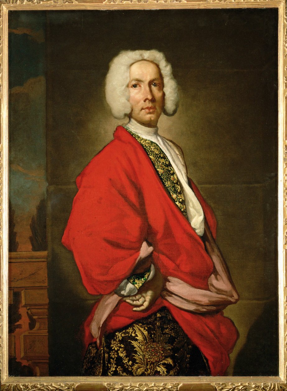 Hrabia Galeatius Secco Suardo ... autorstwa Giuseppe (1655 1743) Ghislandi