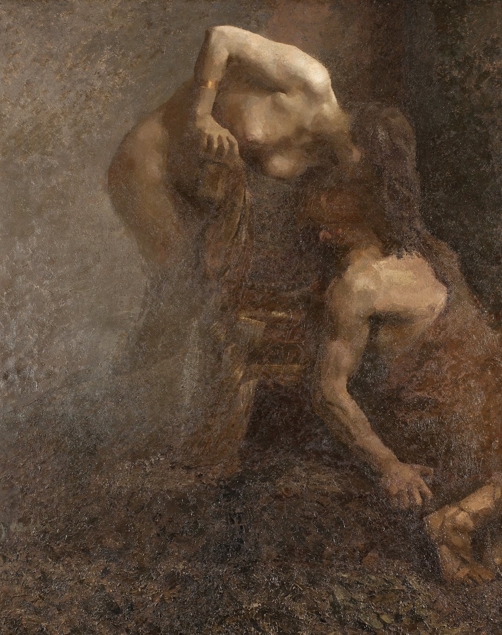 Luksusowy obraz Kleopatra autorstwa Giuseppe Amisani (1879-1941) Rozmiar 210x190 cm Mede Palazzo Comunale autorstwa Giuseppe Amisani