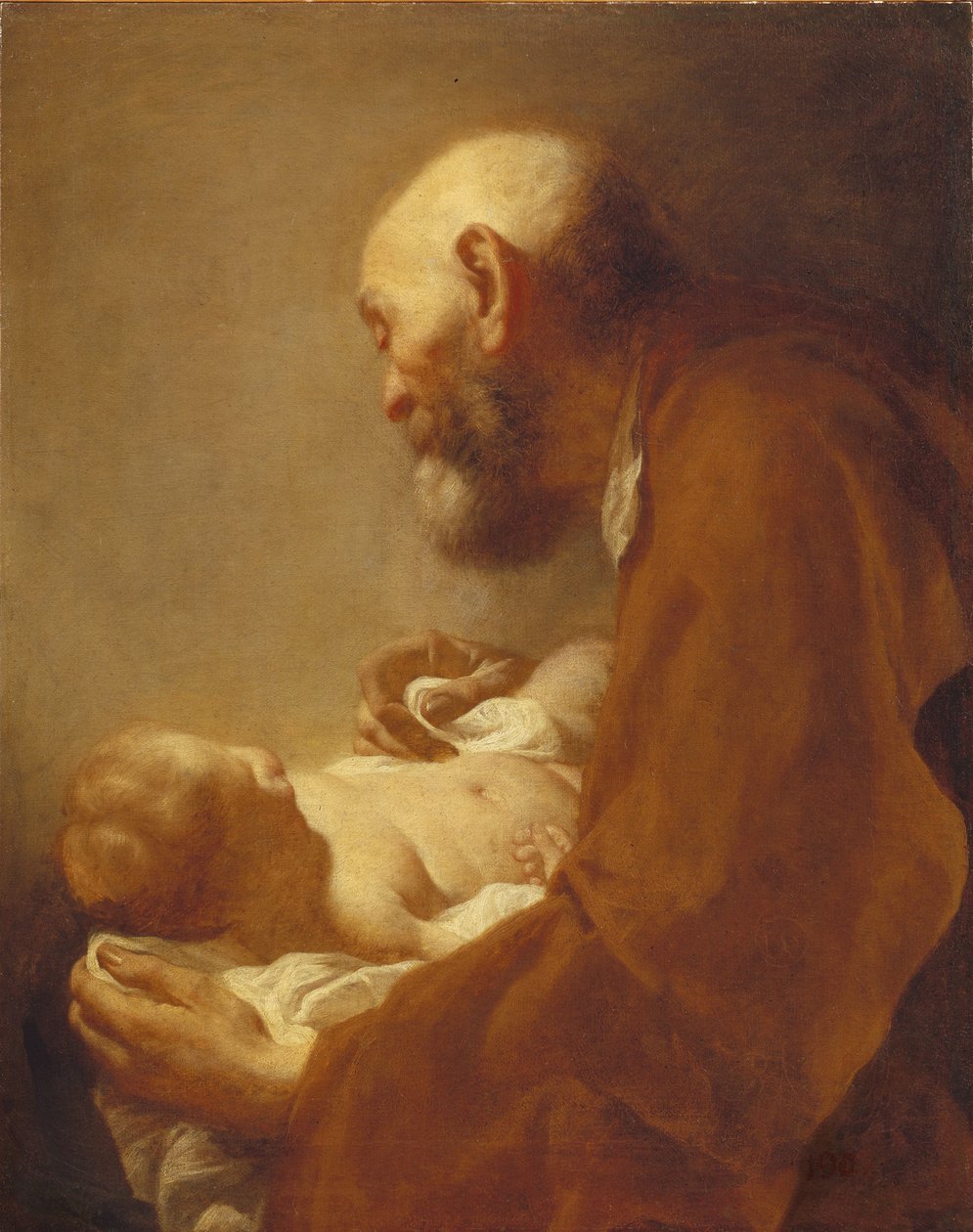 Św. Szymon z Dzieciątkiem, XVIII wiek. autorstwa Giuseppe Angeli