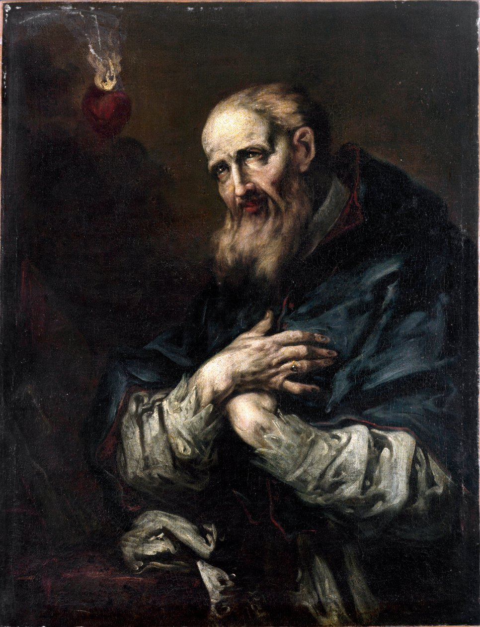 Saint Francois-de-Sales (Saint Francois de Sales) (1567-1622), Eveque de Geneve Obraz Giuseppe Antonio Pianca (1703-1757) XVIII-wieczne geny, Galleria di Palazzo Bianco autorstwa Giuseppe Antonio Pianca