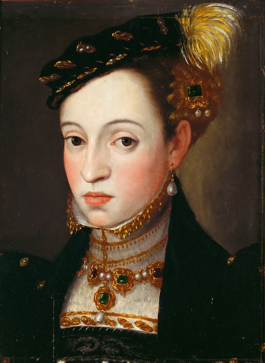 Arcyksiężna Magdalena Austriacka 1532-1590, ok. 1563 autorstwa Giuseppe Arcimboldo