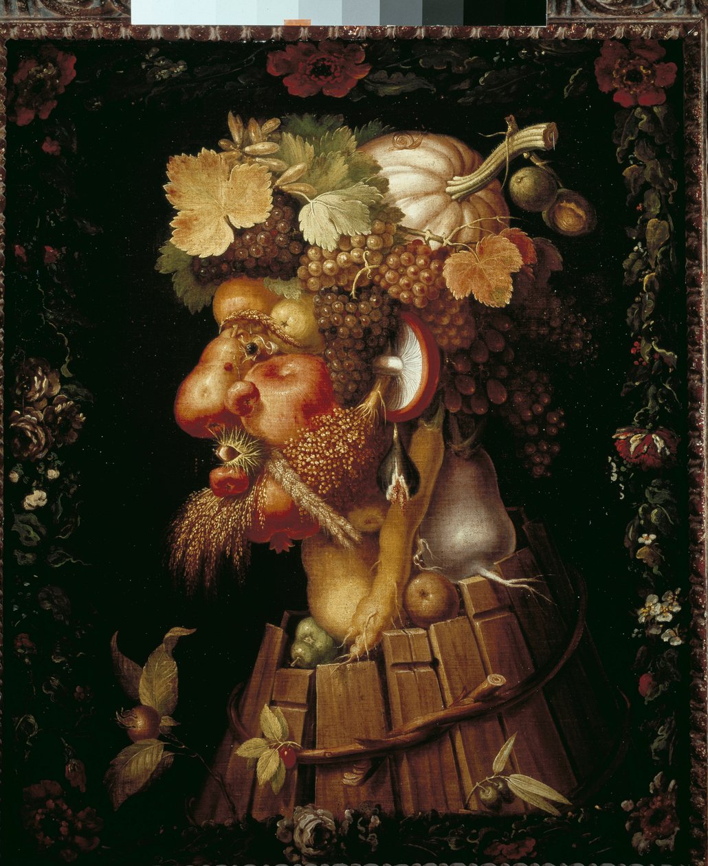 Jesień. (olej na płótnie autorstwa Giuseppe Arcimboldo