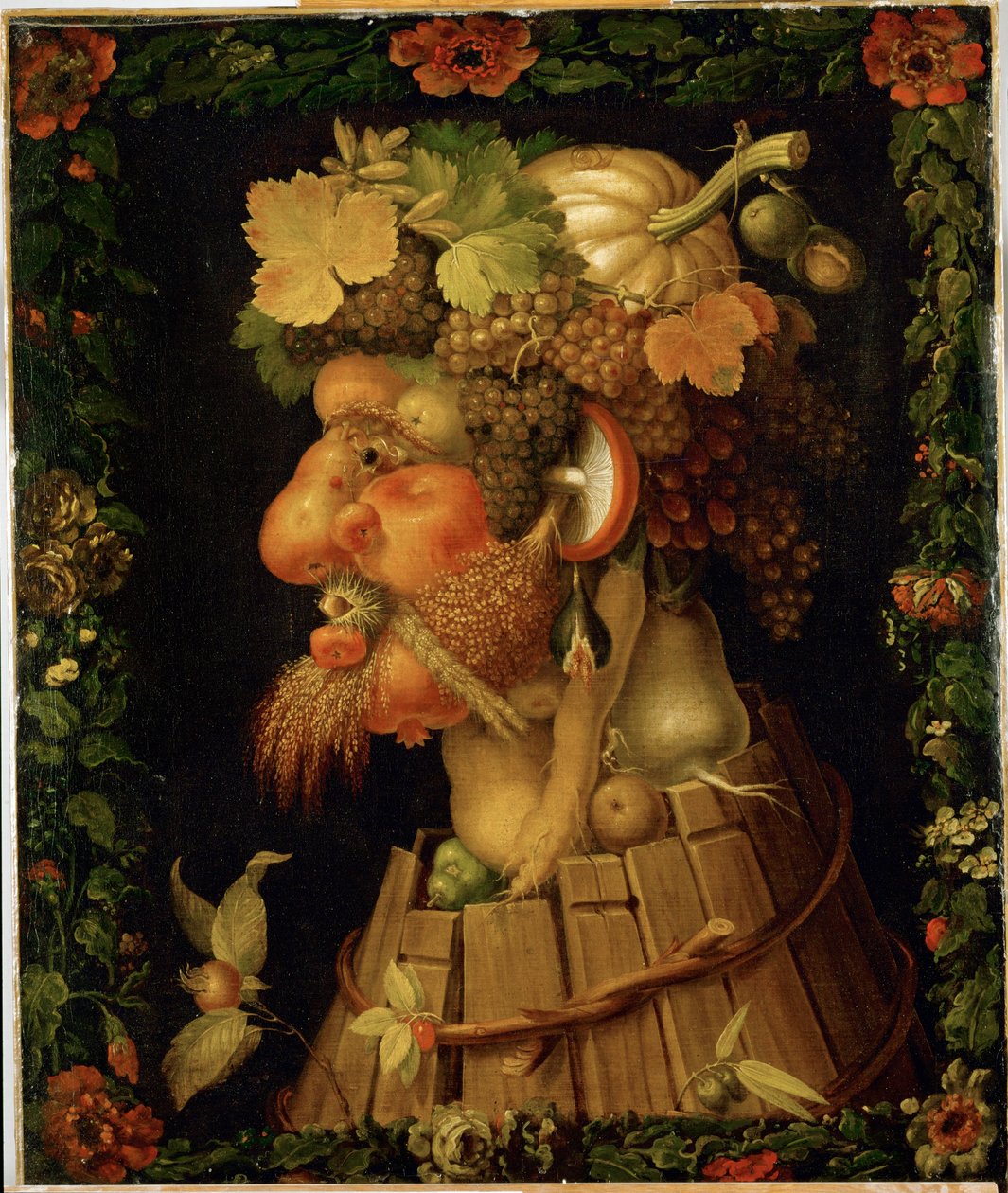 Jesień, alegoria ... autorstwa Giuseppe Arcimboldo