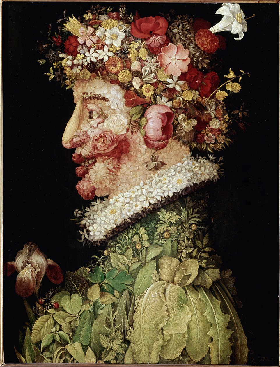 Wiosenny obraz Giuseppe Arcimboldo (1527-1593). 1589. Madryt. Królewska Akademia Sztuk Pięknych w San Fernando, Madryt autorstwa Giuseppe Arcimboldo