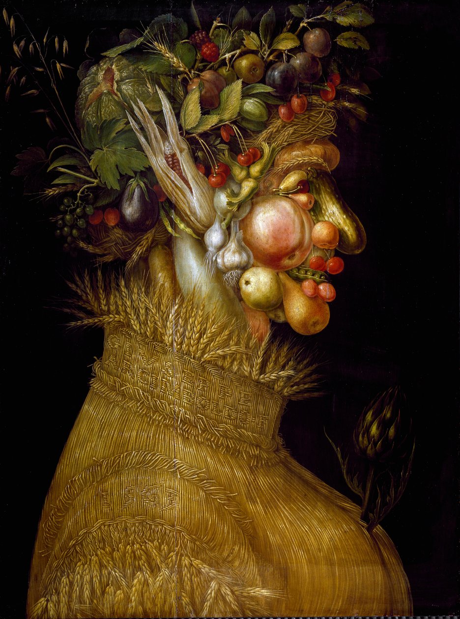Lato Malarstwo Giuseppe Arcimboldi (Arcimboldo) (1527-1593) 1563 Dim.67x51 cm Wiedeń, Kunsthistorisches Museum autorstwa Giuseppe Arcimboldo