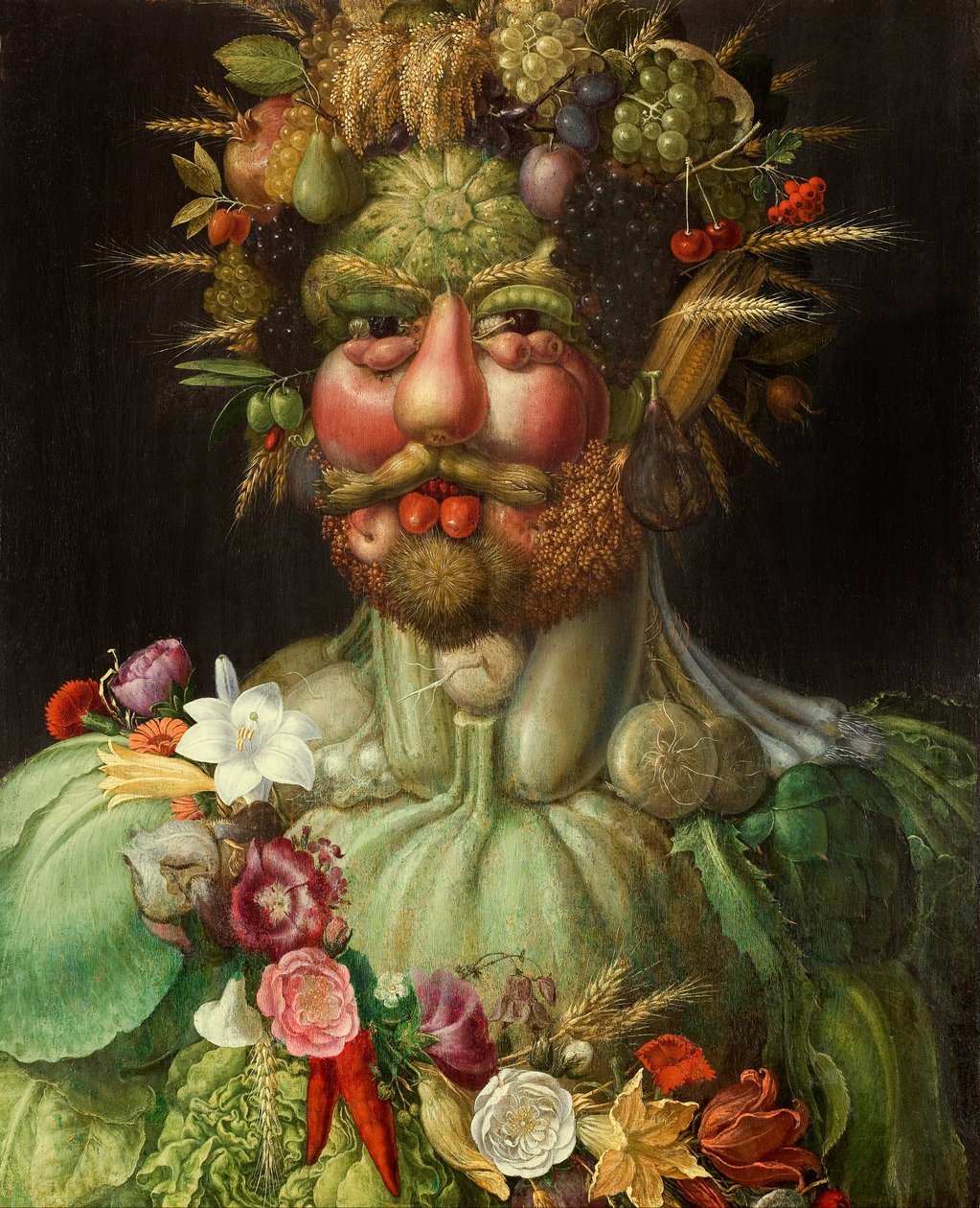 Vertumnus, 1591 autorstwa Giuseppe Arcimboldo