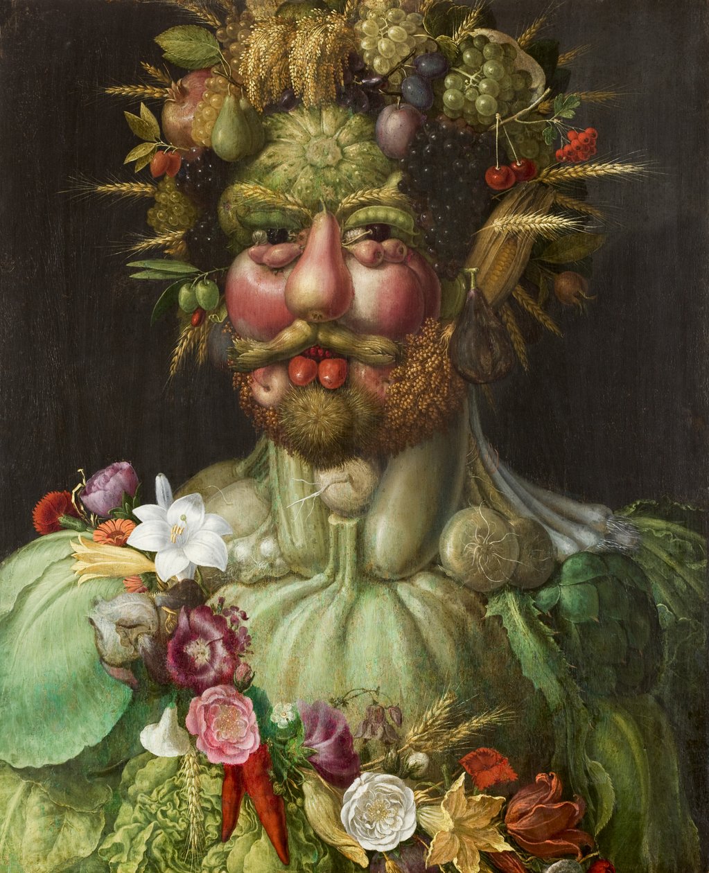 Wertumnus, portret, alegoria autorstwa Giuseppe Arcimboldo