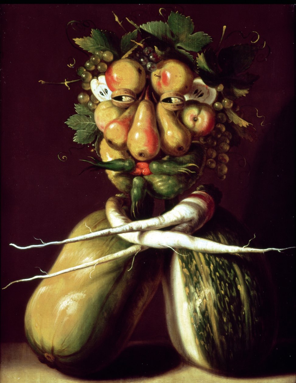 Kapryśny portret autorstwa Giuseppe Arcimboldo