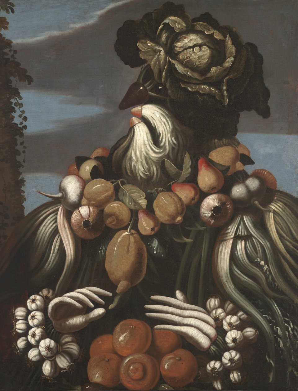 Zima, ok. 1580-1600 autorstwa Giuseppe Arcimboldo