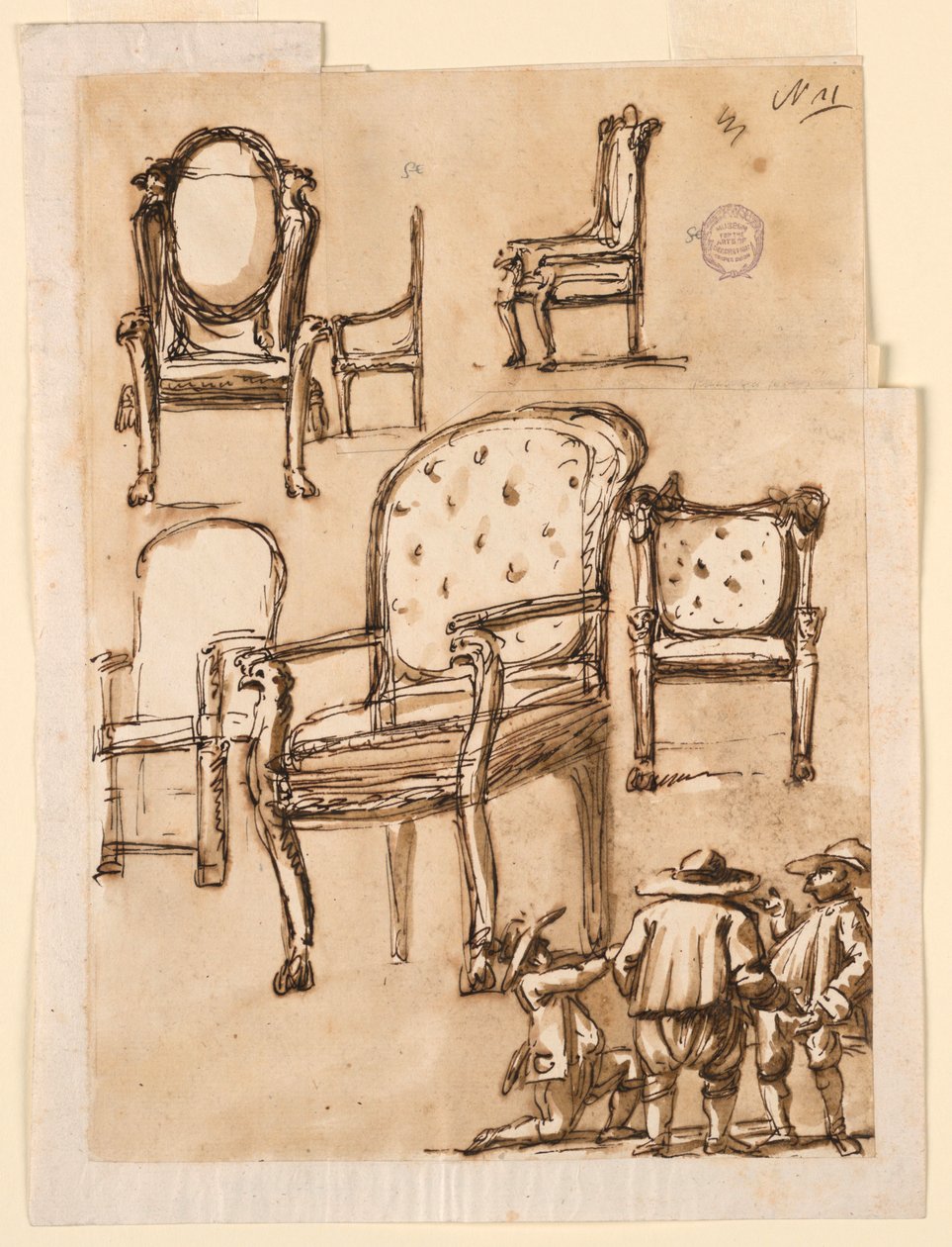 Krzesła autorstwa Giuseppe Barberi