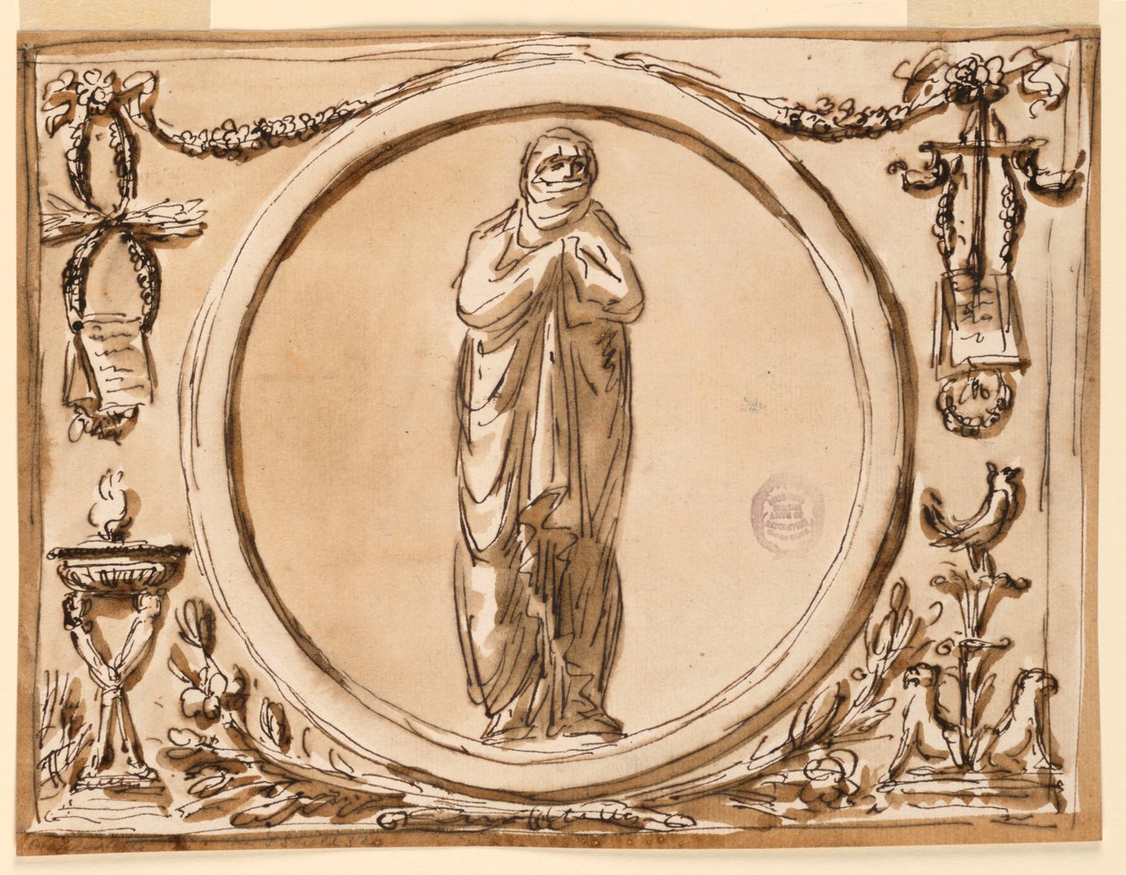 Dekoracja panelu autorstwa Giuseppe Barberi