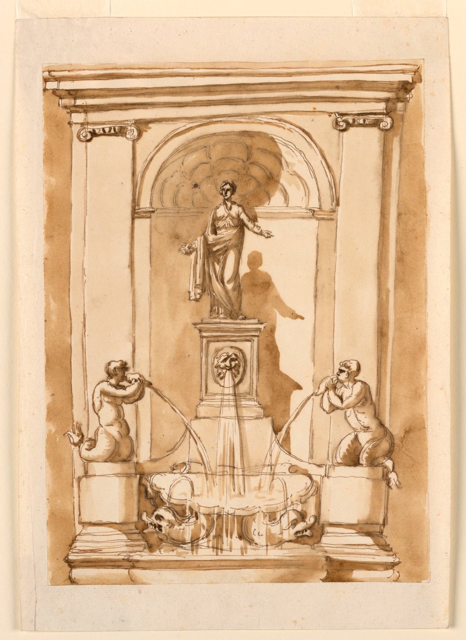 Fontanna autorstwa Giuseppe Barberi
