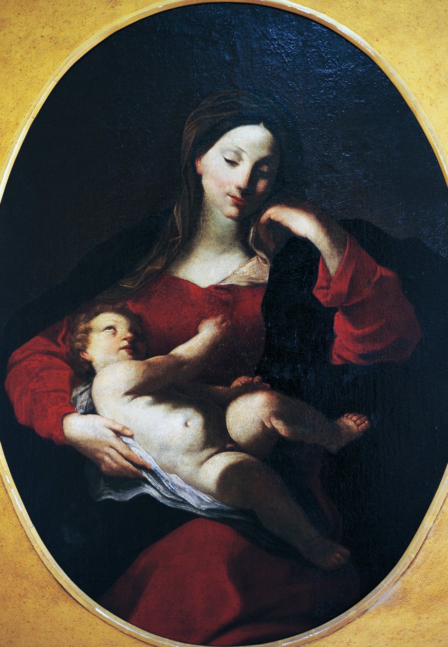 Madonna z dzieckiem – Giuseppe Bazzani (1690-1769) autorstwa Giuseppe Bazzani