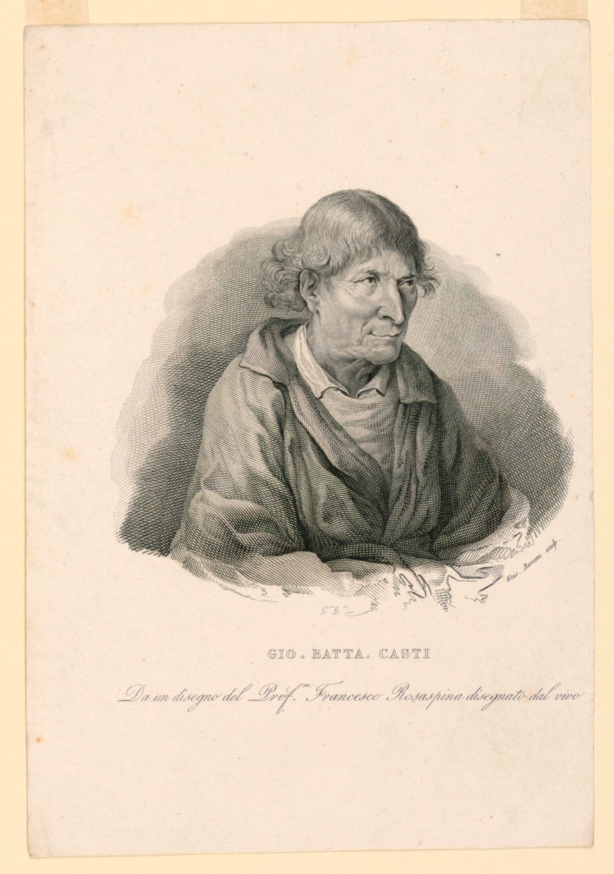 Portret Giovanniego Battisty Castiego (1721-1803) autorstwa Giuseppe Beretta